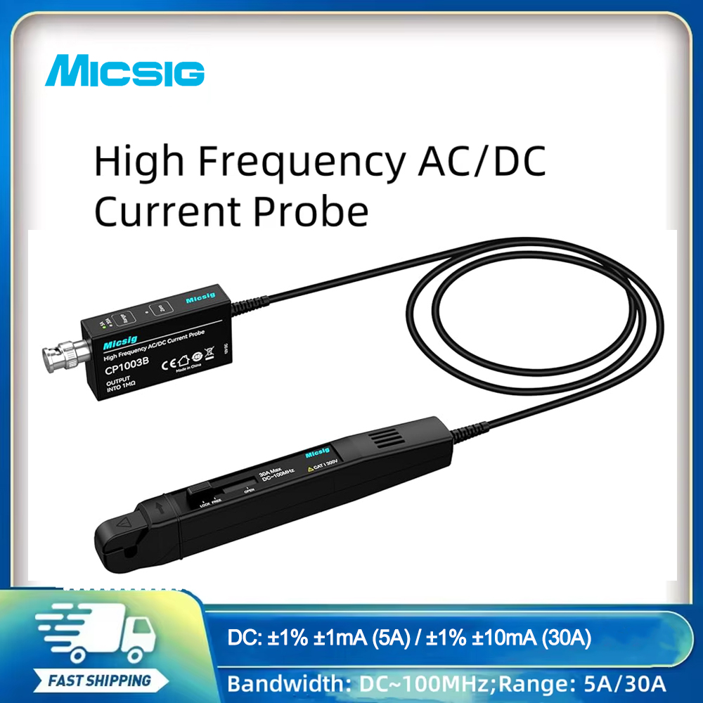 Micsig High Frequency AC/DC Cu - đánh giá và giá Current Probe Ac Dc 50Mhz Oscilloscope