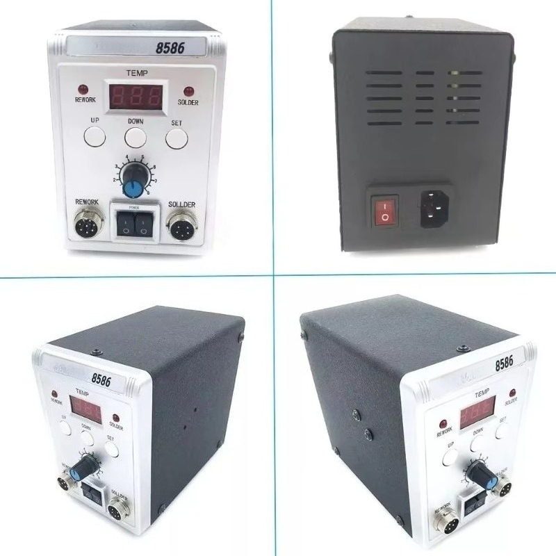 760W 8586 2 in 1 Hot Air Solde - đánh giá và giá Smd Rework Station Hot Air Soldering 2 In 1